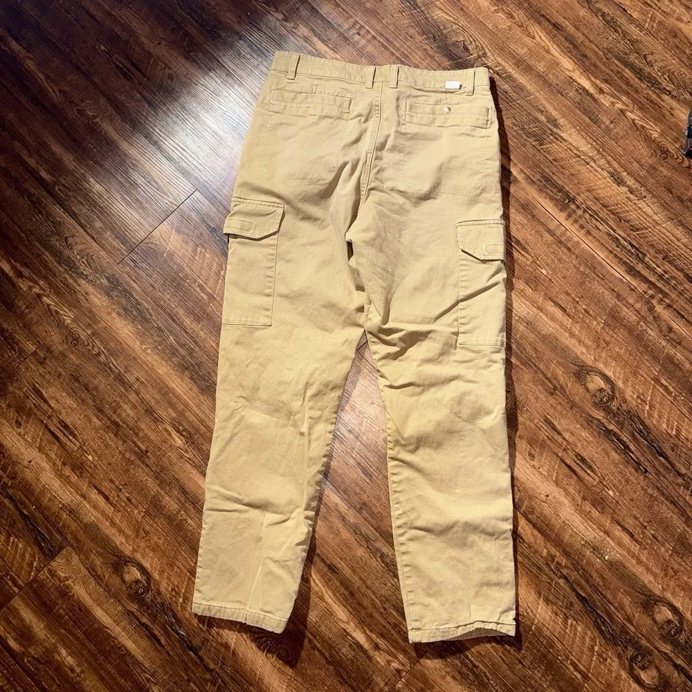 The North Face 32 Men's Khaki Cargo Plaid Lined Pants